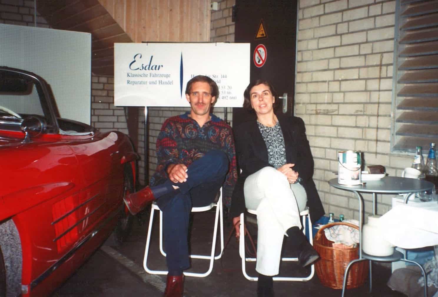 Marianne & Karl-Heinz Esdar bei der Messe Kaunitz 1997